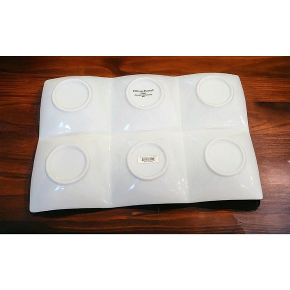 Fitz and Floyd FINGER FOODS SNACK TRAY - Picture 8 of 8